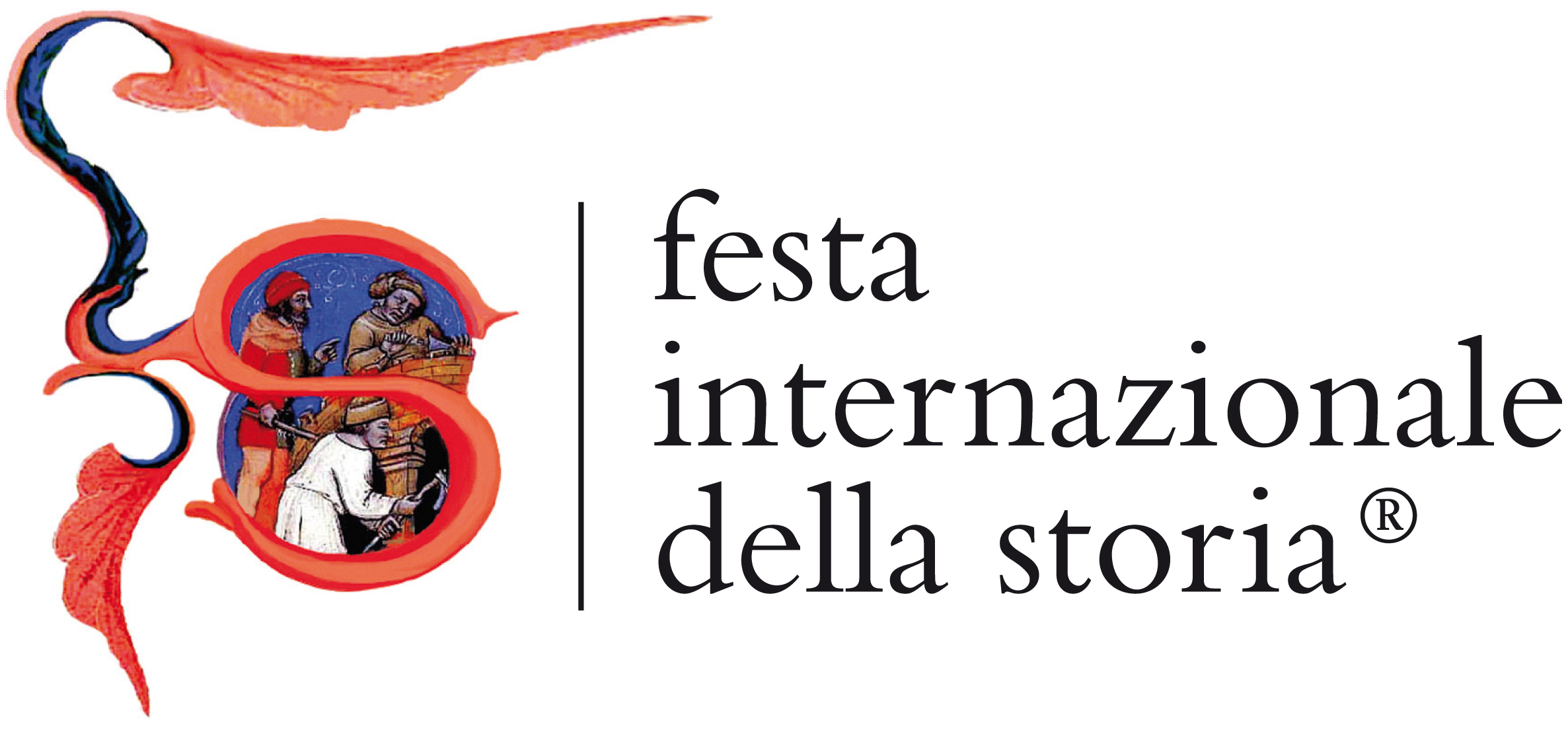 Logo della "Festa internazionale della storia" di cui l'Associazione LMRS è promotrice