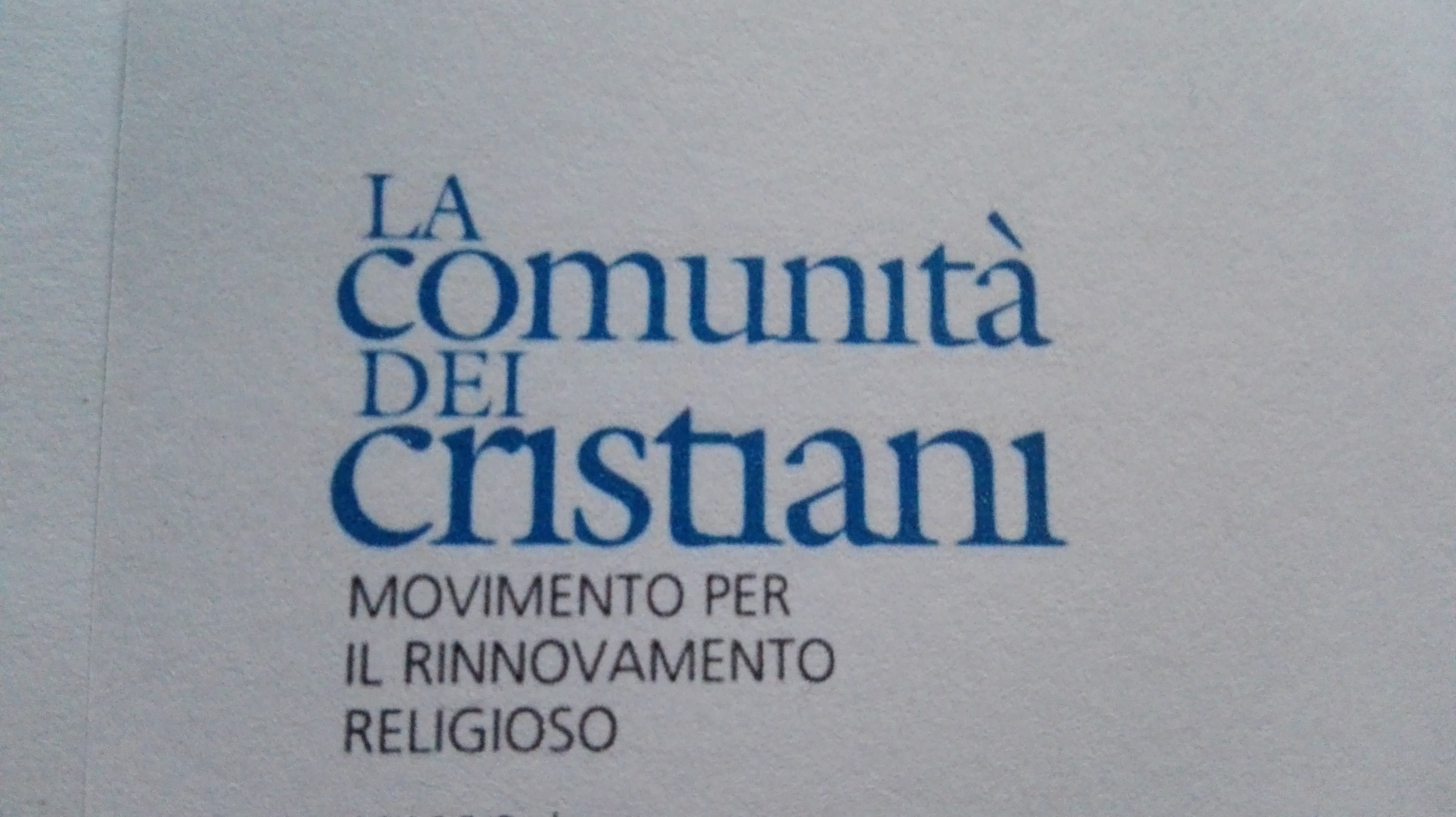 La Comunità ei Cristiani