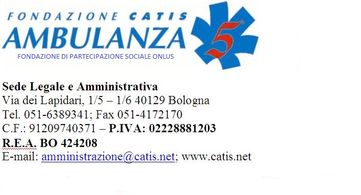 FONDAZIONE CATI ONLUS - AMBULANZA 5