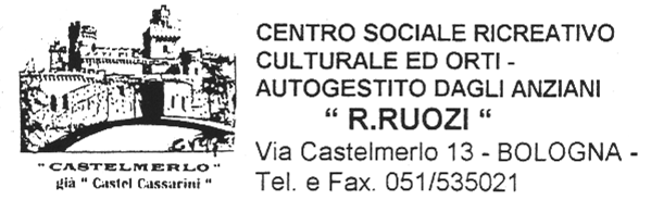 Centro sociale anziani Romeo Ruozi, Bologna