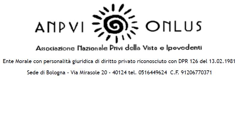 logo Associazione Nazionale Privi della Vista ed Ipovedenti