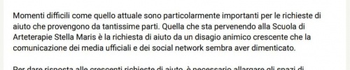 Stella Maris ringrazia Fabio Brescacin Presidente di EcorNaturasi’ e tutto il team di  NaturaSì