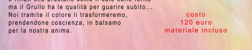 SEMINARIO DI PITTURA “La fiaba come balsamo per la ferita dell’anima”