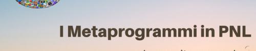 I metaprogrammi in PNL