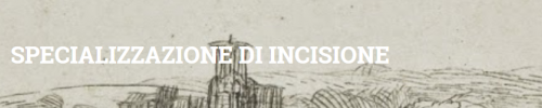 Corso specializzazione incisione