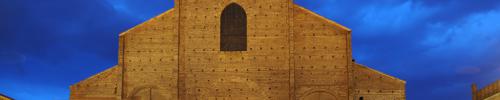 san petronio, bologna, heure bleu