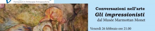 Conversazioni nell’arte (on line) – “Gli impressionisti  dal Musèe marmottan Monet