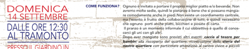 Primo pranzo di vicinato