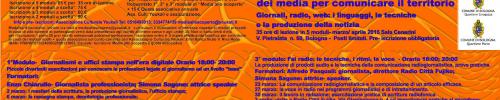 Immagine per E' in partenza "Media allo scoperto" un laboratorio permanente sulla comunicazione cofinanzato dal Settore Cittadinanza Attiva del Comune di Bologna