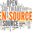 Una nuvola di parole chiave open source e free