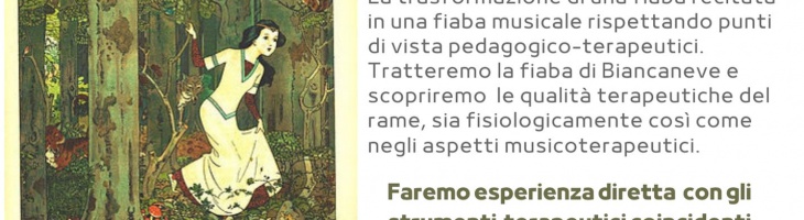 MUSICOTERAPIA – SEMINARIO LA FIABA MUSICALE 26-27 FEBBRAIO