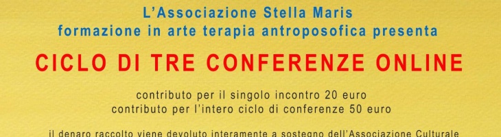 CICLO DI TRE CONFERENZE ONLINE