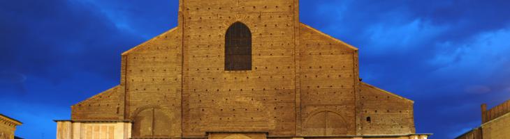 san petronio, bologna, heure bleu