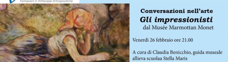 Conversazioni nell’arte (on line) – “Gli impressionisti  dal Musèe marmottan Monet