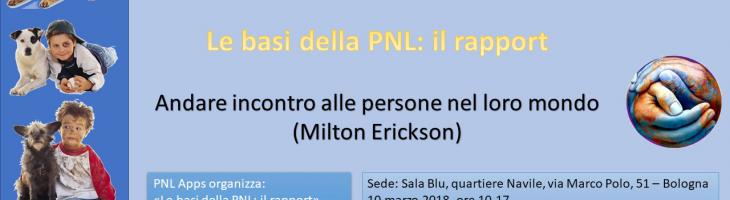 Le basi della PNL: il rapport